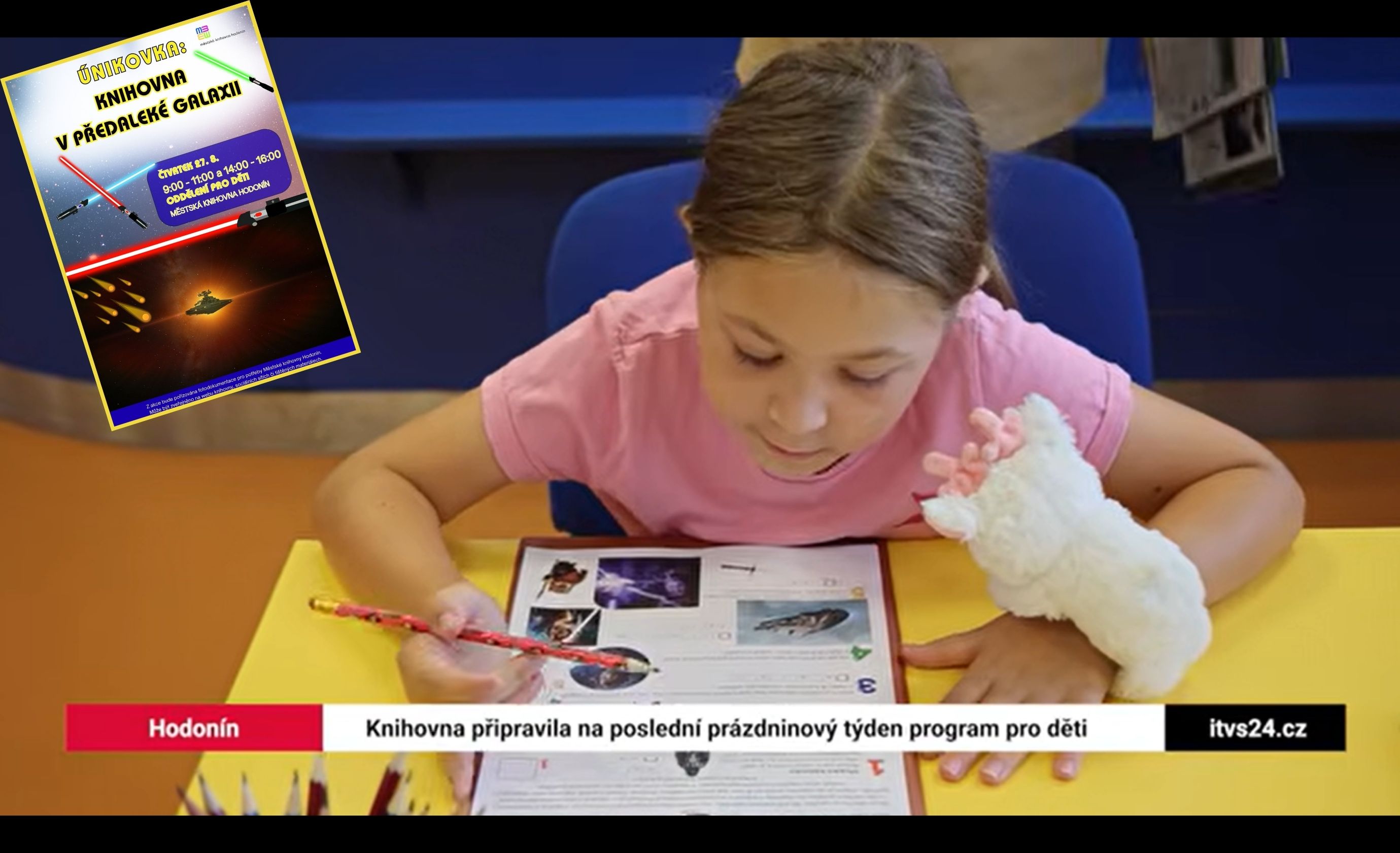 Hodonínská knihovna připravila na poslední prázdninový týden program pro děti
